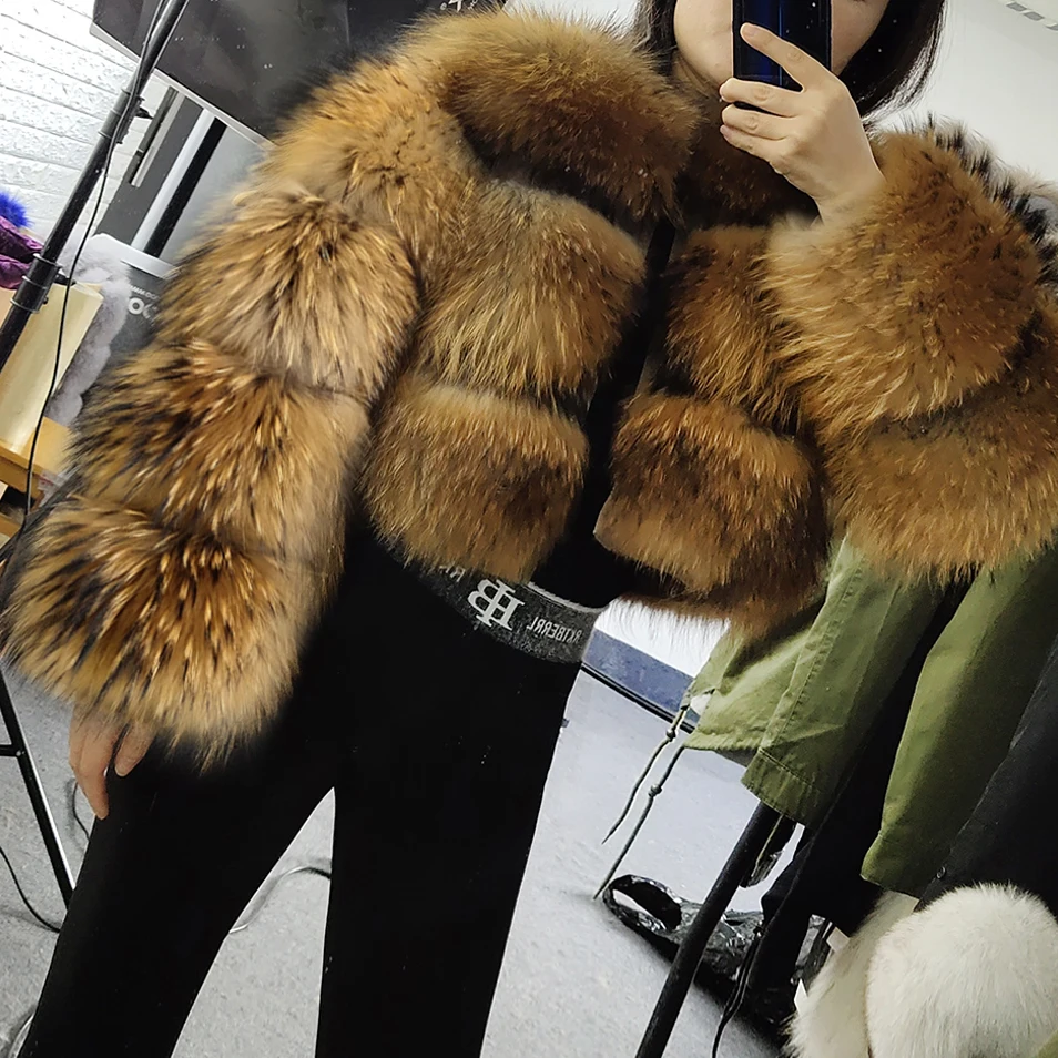 Maomaokong2021 new leather coat 100% natural fur coat female winter warm leather fox fur coat high quality fur vest