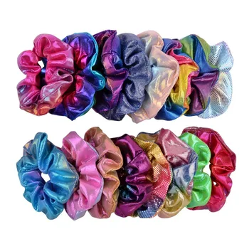 

16/20 Pcs Hair Ring Gradient Fabric Hair Ties Ropes Colorful Hair Hoop Women Hair Bands Headwear DNJ998