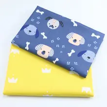 Животные жираф слон хлопок саржевая ткань для квилтинга Дети Лоскутная Ткань DIY Швейные жировые кварталы материал для ребенка и ребенка