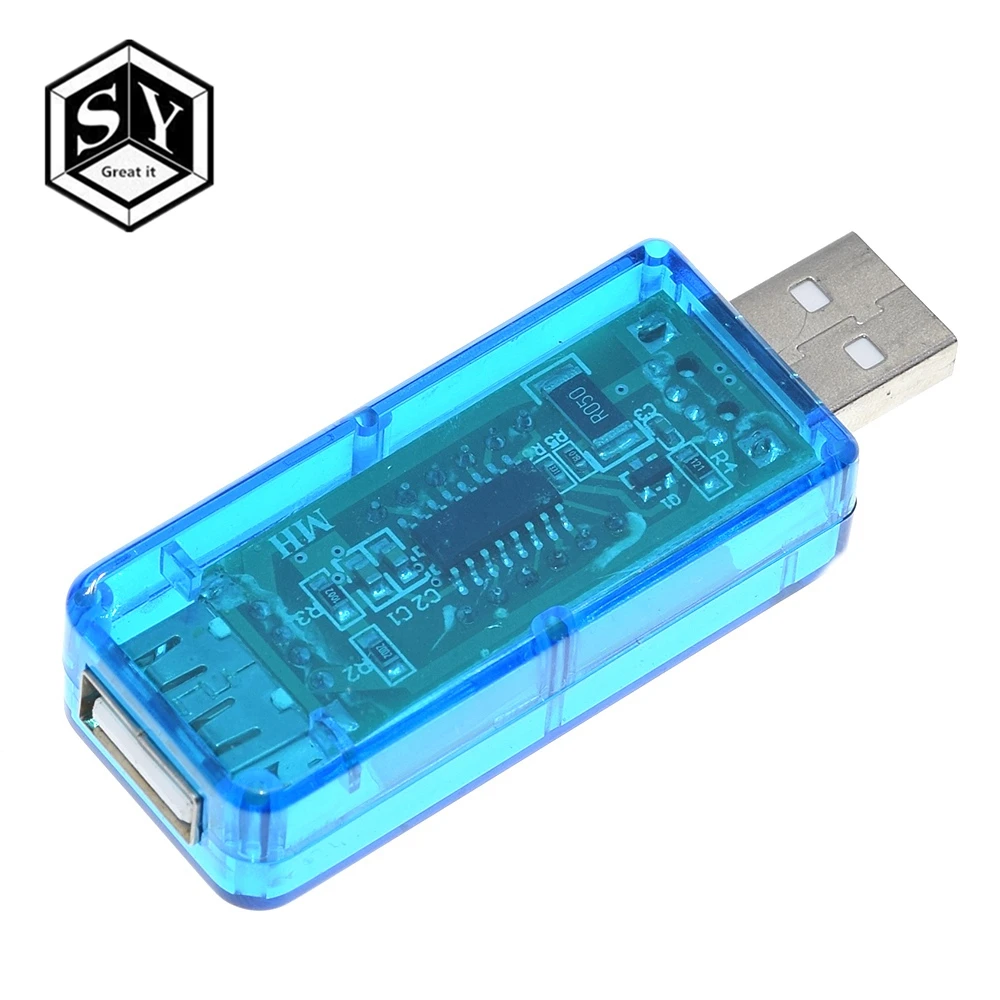 1 шт. цифровой USB Мобильный зарядный ток тестер напряжения метр мини USB зарядное устройство Доктор Вольтметр Амперметр прямой синий