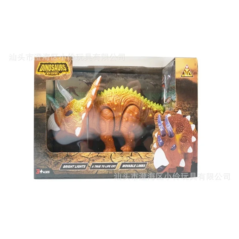 

Children Model Jurassic Electric Dinosaur Toy Wild Animal Plastic Model T-Rex Dinosaur Set Decoration