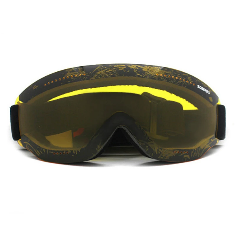 

Men Women Ski Goggles Single Layers Lens UV400 Anti-fog Boys Girls Portable Ski Mask Glasses Skiing Professional Snow Eyewear