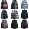 Japanese School Dresses Plaid Pleated Skirt Student Cosplay Anime Mini Grid Skirt Jk Uniforms Sailor Suit Short Skirts For Girls 1