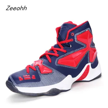 

High Top Basketball Shoes Damping Sports Sneakers Men Breathable Light Trainers Women Outdoor Unisex Couple Shoes Basket