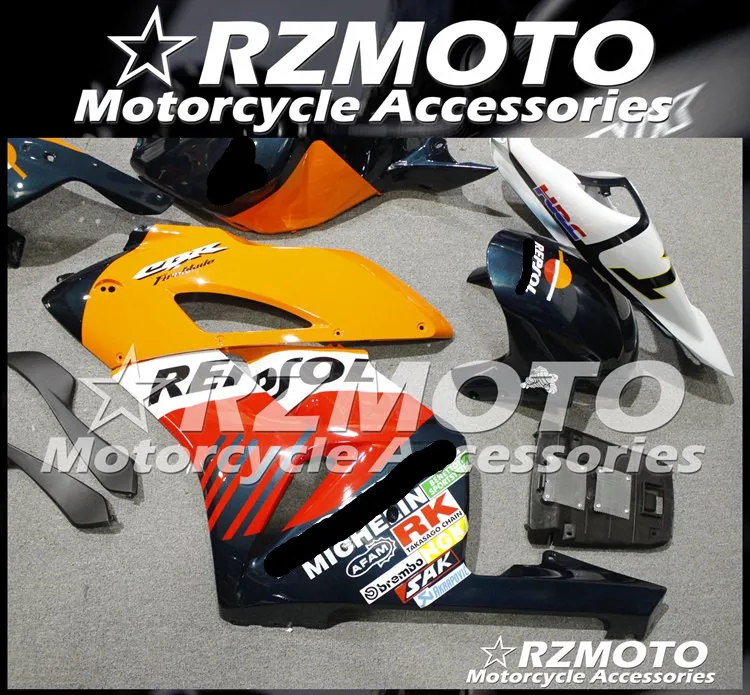 ABS мотоцикл обтекатель комплект для HONDA CBR1000RR 2004-2005 год кузов литья под давлением Магазин № 1318