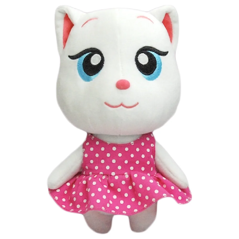 Light Angela 15cm Светится в темноте, игрушка для кошек высотой 15 см, светящиеся мягкие животные, плюшевая Анжела, Говорящий Том и друзья, безопасный материал, рождественский подарок - Цвет: Light Angela 15cm