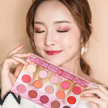 

15-color Matte Eye Shadow Palette Waterproof Anti-fouling Lasting Not Blooming Dyeable Pearlescent Eye Shadow Tray