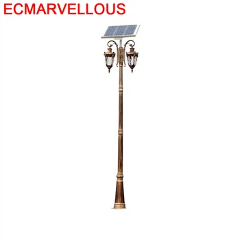 

Giardino Eclairage Tuinlamp Square Lampadaire European De Rue Solar Luminaire Exterieur Lampione LED Decor Uliczna Street Light