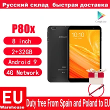 Teclast P80X 4 GTablet Android 9.0 SC9863A IMG GX6250 8 zoll 1280x800 IPS Octa Core 1,6 GHz 2 GB RAM 16 GB ROM Dual Kameras Tablet