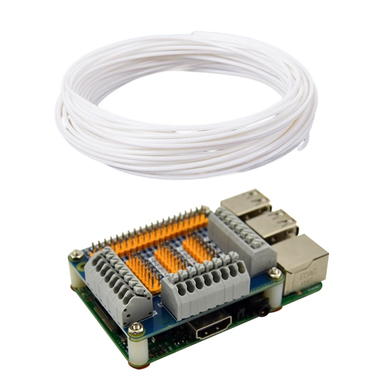 Наполнитель для ручки 3D принтера 1 75 мм PLA 10 м (белый пла) и Raspberry Pi 2 / 3 Model B