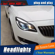 Fari per Buick Regal 2014 2017 LED/Xenon anabbaglianti abbaglianti LED luce di marcia diurna indicatore di direzione sequenziale 1 paio