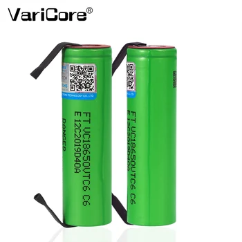 

10PCS 2020 VariCore VTC6 3.7V 3000mAh 18650 Battery 30A Discharge for US18650VTC6 Tools e-cigarette batteries+DIY Nickel sheets