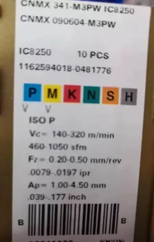 

10 PCS ISCAR CARBIDE INSERT CNMX090604 M3PW IC8250