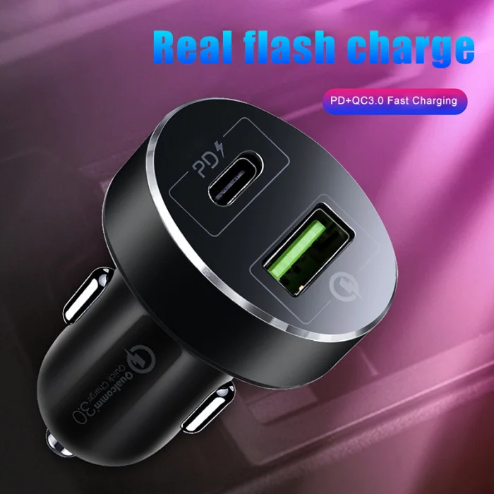 Быстрое Автомобильное зарядное устройство 2 usb порта с светодиодный вольтметр дисплей для смартфона автомобиля JR предложения