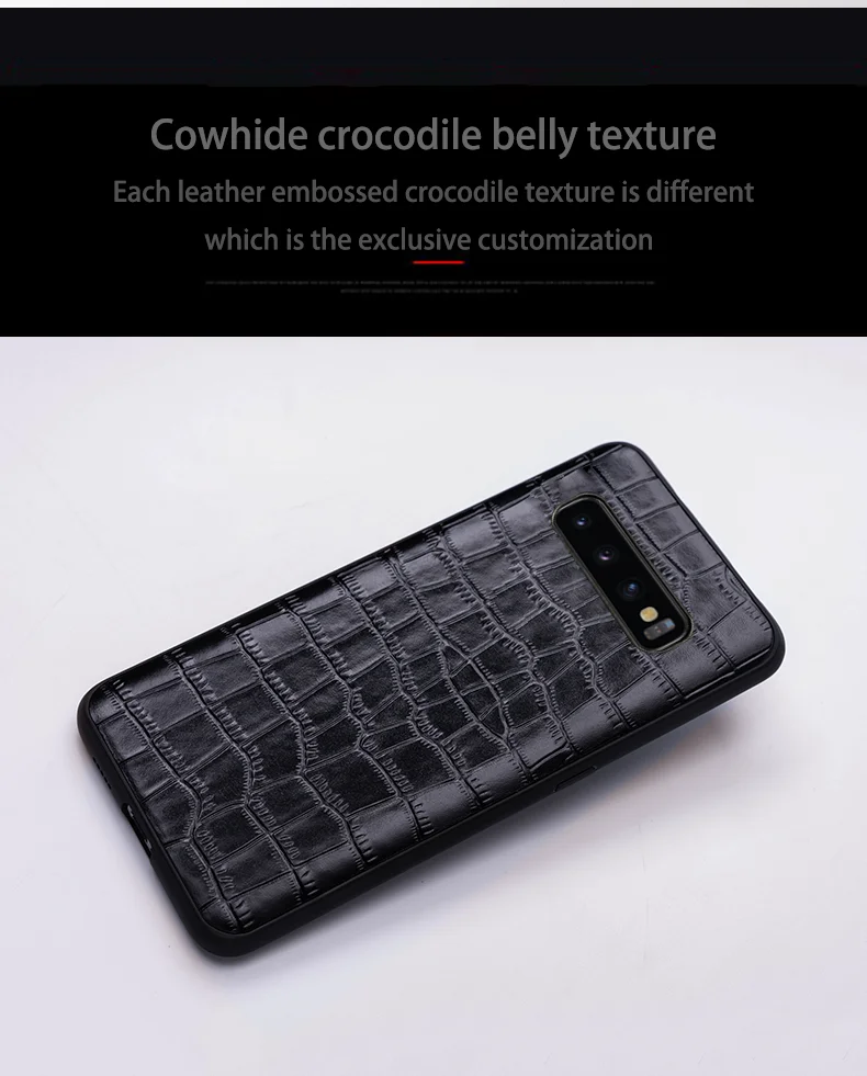Чехол для телефона для samsung Galaxy A50 S7 S8 S9 S10 Edge Plus крокодиловой кожи Текстура чехол для Note 8, 9, 10, A30 A40 A70 A5 A7 A8