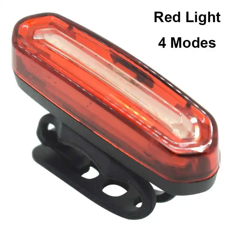 

Bicycle Tail Light LED USB Charger 300 Lumens Anti-shock Bike Light Waterproof Red safety Bike Rear Light