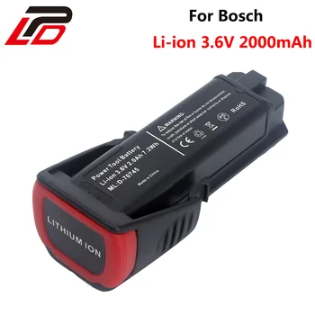 

For BOSCH 3.6v 2.0Ah Li-ion tool battery for BOSCH 2607335062 SKIL 2040 2072 2131 221101 2236 2237 2273 For Bosch GSR PRODRIVE