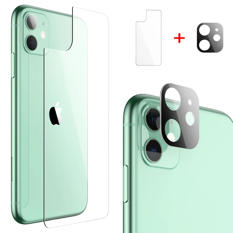 2 In 1 Clear Full Protective Cover Camera Case For Iphone 11 Pro Max Back Film Screen Protector Camera Lens Glass Phone Screen Protectors Aliexpress