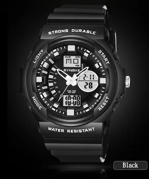 

Digital Watch SYNOKE Multi-Function Waterproof Watch LED Digital Double Action Watch часы для занятий спортом relogio digital