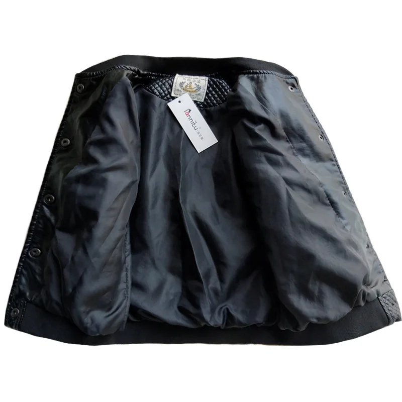 Spring no fleece Новинка; куртка для малышей; кожаная теплая куртка для маленьких мальчиков; Детское пальто; размеры от 12 месяцев до 8 лет; сезон осень-зима; 9BBT040 - Цвет: Spring no fleece