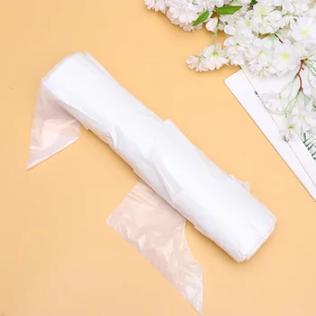 

100Pcs Disposable Wai Cloth Hairdressing Cloak Waterproof Cape Dirt-Proof Cloak Size M White