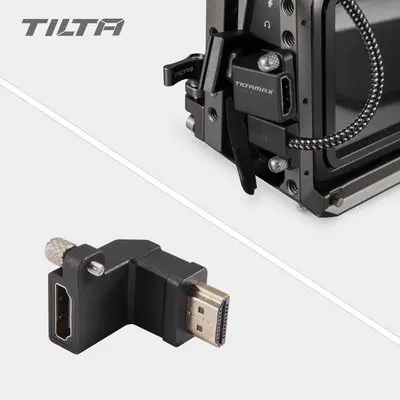 Tilta BMPCC 4 к 6 к клетка для камеры DSLR с Sunho SSD держатель для накопителя DC кабель питания F970 батарея пластина HDMI адаптер VS Smallring - Цвет: HDMI Adapter