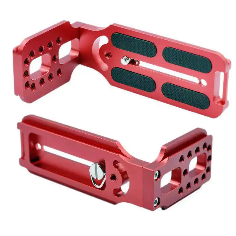 Soporte Universal en L para cámara, placa en L de liberación rápida, tornillo de 1/4 pulgadas, vídeo Vertical suizo, Compatible con Nikon, Canon, Sony, Fuji