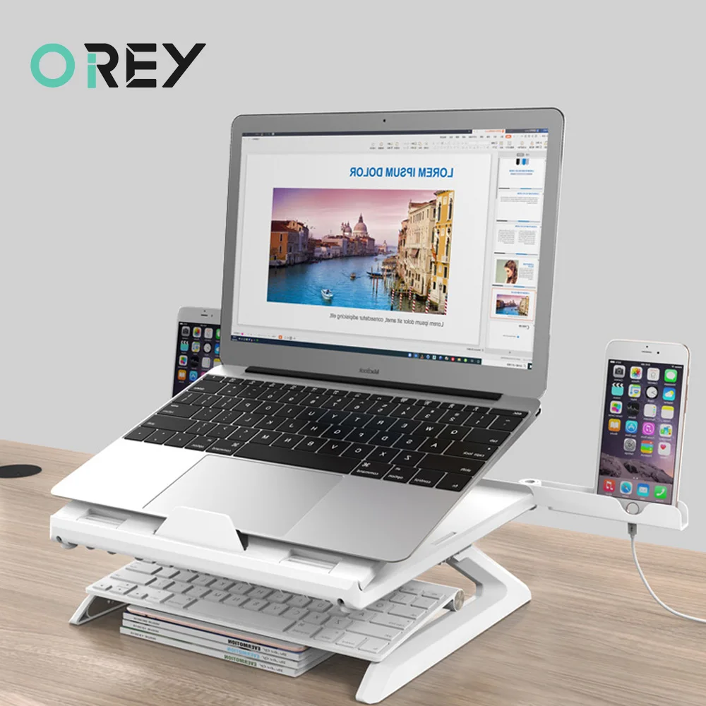Laptop Stand for MacBook Pro Air 15 13 Notebook Support PC Portable Tablet Stand Phone Bracket Laptop Holder for Xiaomi Computer