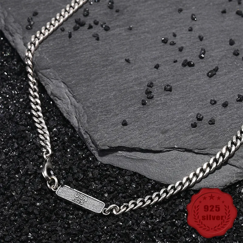 

925 sterling silver pendant personalized fashion temperament wild letters simple and generous birthday gift 2019 new hot sale