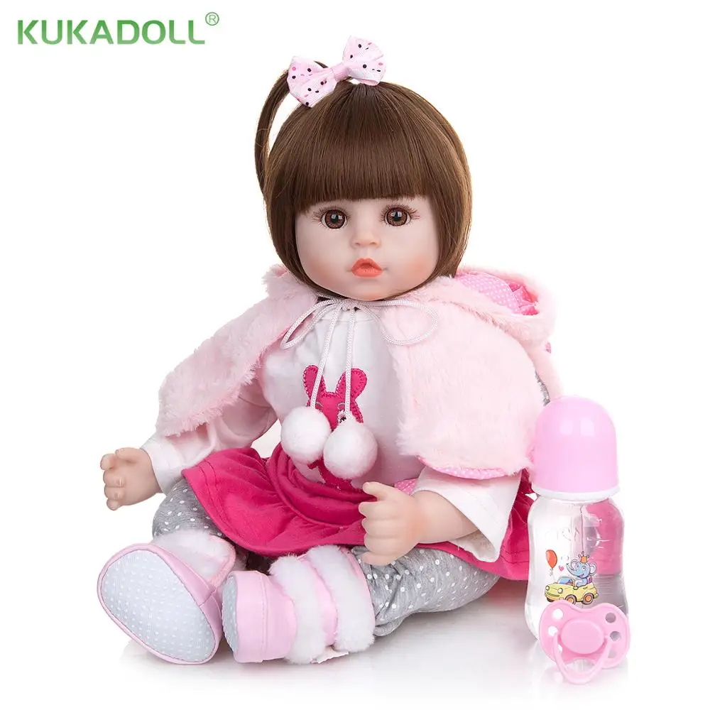 Кукла новорожденная KUKADOLL 18 дюймов милая мягкая детская одежда для девочек
