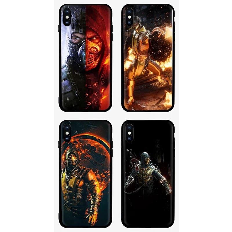 Силиконовый чехол для телефона EWAU mmoral Kombat для iPhone 5 5S SE 6 6s 7 8 Plus X XR XS 11 Pro Max