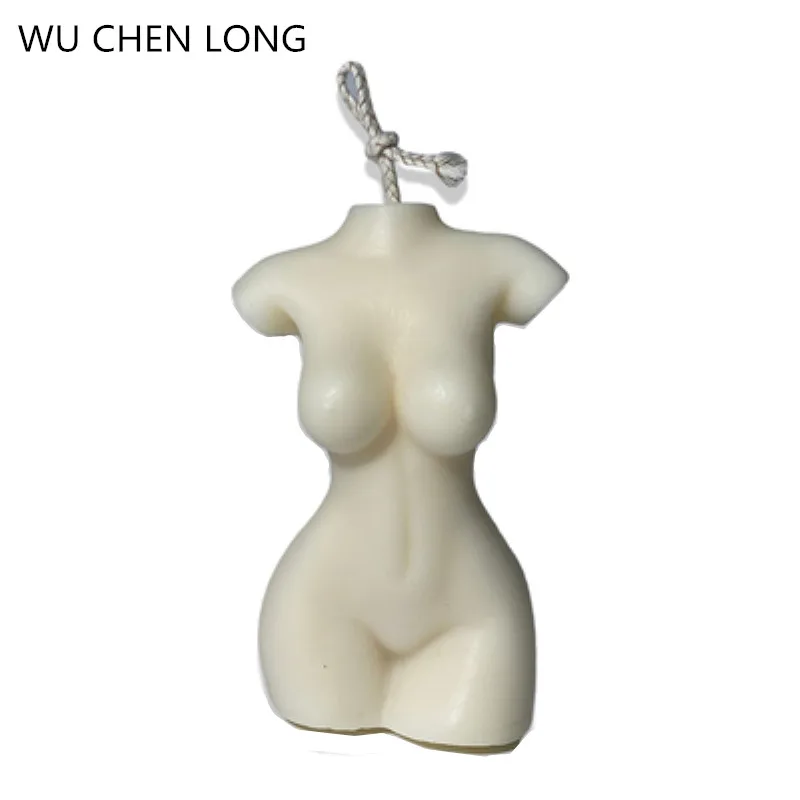 WU CHEN длинная в скандинавском стиле милая художественная Свеча для тела женское