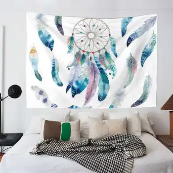

5 Styles 150x130cm Dream Catcher Series Pattern Tapestry Hanging Wall Tapestry Beach Towel Home Dorm Decorations