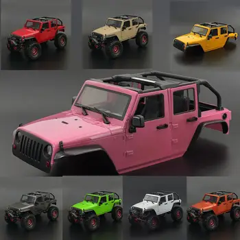 

Unassembled Kit 313mm Wheelbase Convertible Open Car Body Shell for 1/10 RC Crawler Axial SCX10 90046 Jeep Wrangler