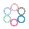 Promo Toy Circle Baby Teether Kovict Necklace-Accessories Teething-Bead Infant 5pcs with Hole wxQKMedz6Kl