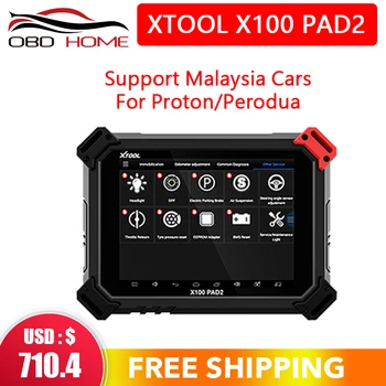 

XTOOL X100 PAD2 key programmer Auto OBD2 diagnostic tool Code Reader lmmoblizer EEPROM adapter ABS ECU with Special Function NEW