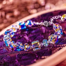 Модные богемные Подвески Пара браслет со стразами браслеты для женщин ювелирные изделия Boho Bijoux Рождественский подарок ювелирные изделия