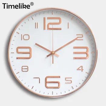 

3D Number Modern Silent Wall Clock Quartz Wall Watch Diy Antique Designer Clock Battery Home Decor Saat Reloj De Pared 2019 New