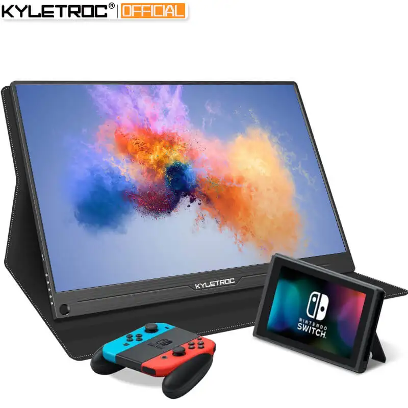 Ультратонкий портативный экран KYLETROC 12 5 дюйма 13 3 15 6 TYPE C USB HDMI DP 1080P или 4K для
