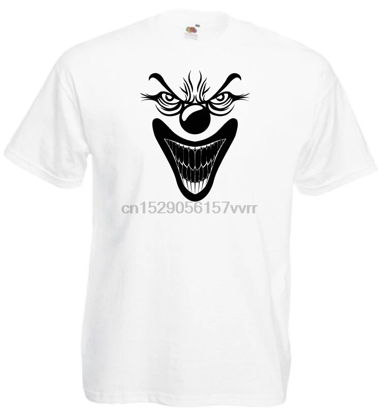 T-shirt blanc homme manches courtes Fruit Of The Loom CLOWN |