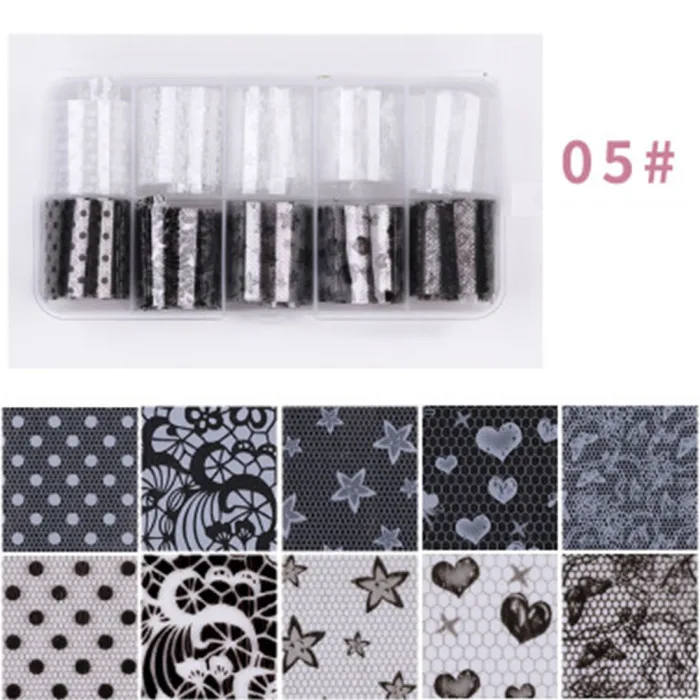 Flower Butterfly Star Transfer Paper Sticker Nail Star Transfer Paper Nail Sticker Star Paper Christmas V9-Drop