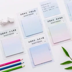 Bloc Notes créatif dégradé, Notes autocollantes fraîches, pour apprentissage au bureau 