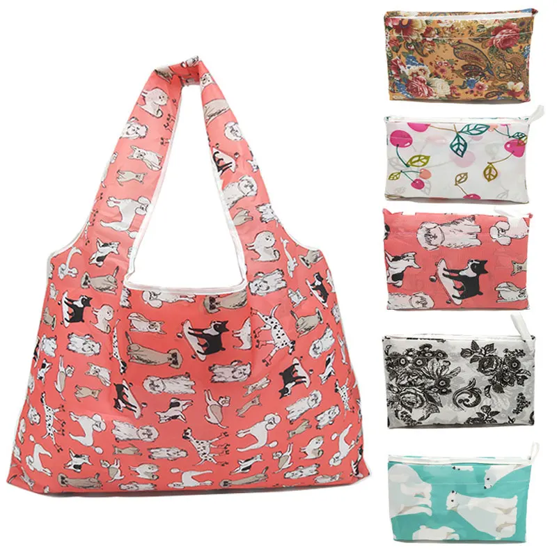 

New Multi-function Shopping Bag Large-capacity Grocery Bag Reusable Pouch Travel Storage Folding Eco Bag portable tote bag