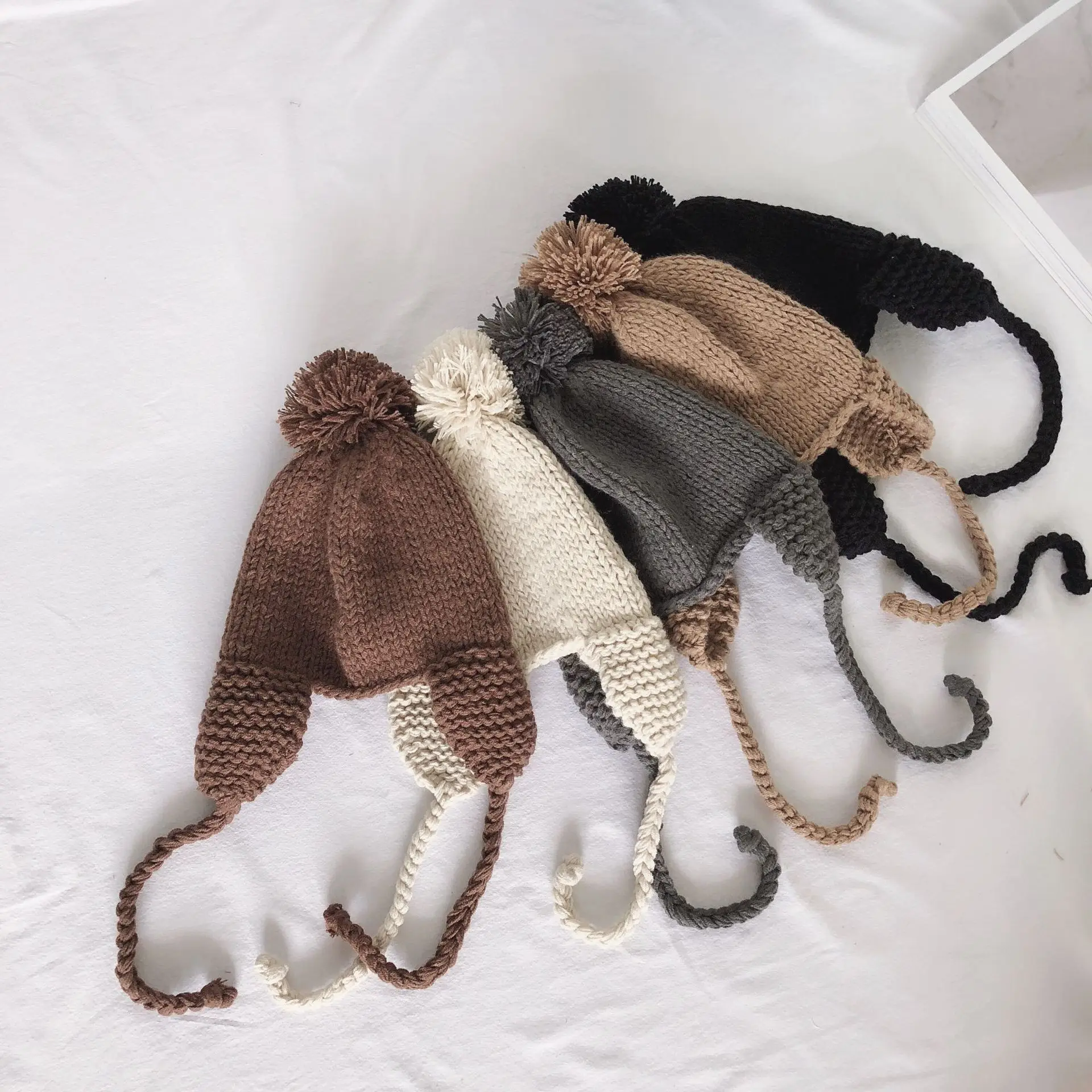 Autumn And Winter 2019 New South Korean Children's Hat Octopus Wool baby girls and boys Baby | Детская одежда и обувь