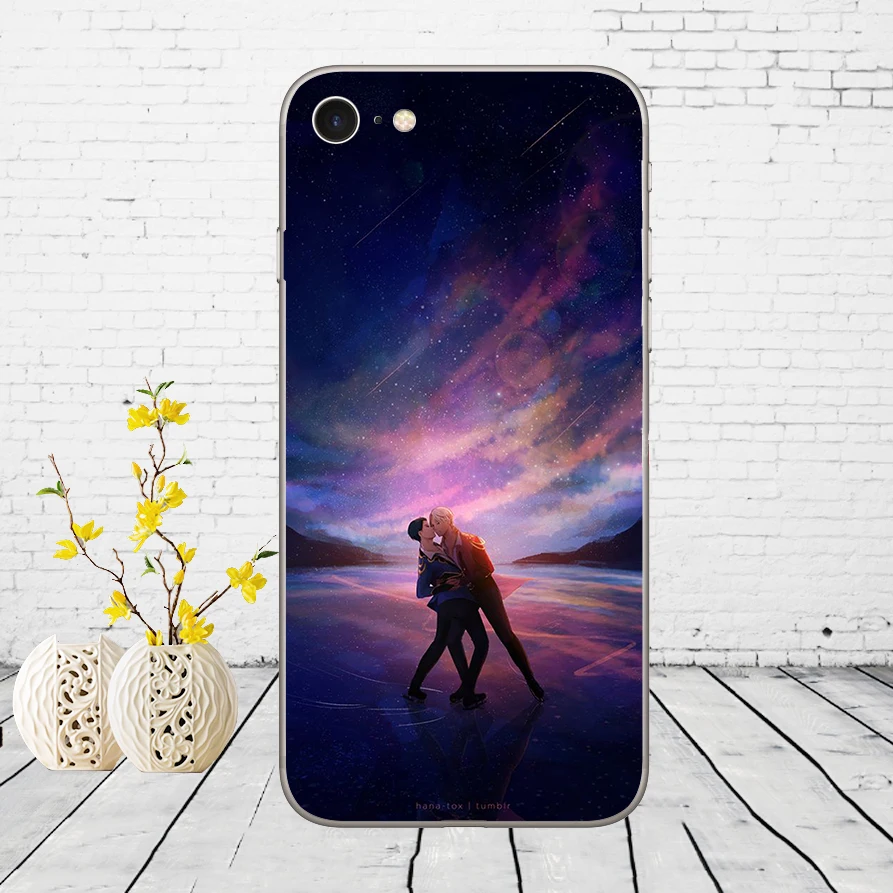 262D Yuri On Ice чехол для телефона Yuri! Мягкий силиконовый чехол plisetsky tiger чехол для iPhone 5 5S SE 6 6s 8 plus 7 7 Plus X XS SR MAX - Цвет: 4