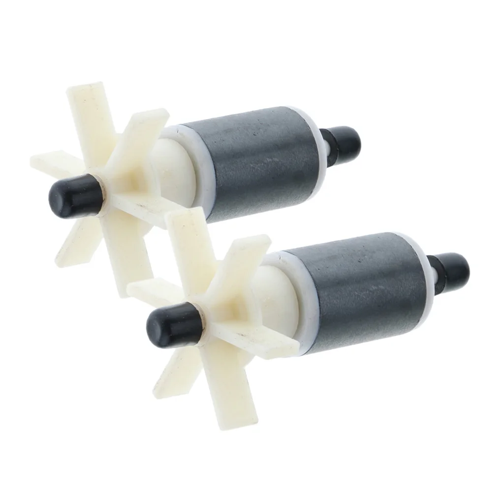 2 Pcs Professional Replacement Rotor Aquarium Canister Filter Spare Rotor Impeller For Aqua Pump