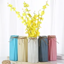 Стеклянная ваза белая имитация керамической вазы мини-бутылка Цветочная ваза украшение в скандинавском стиле украшение для дома Цветочная корзина