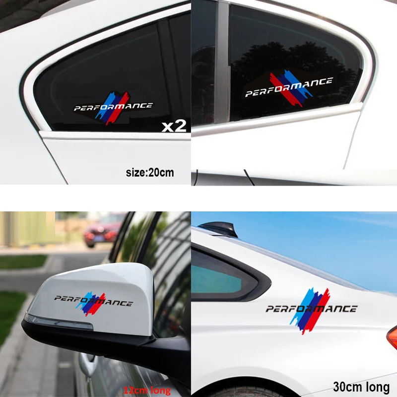 Автомобильная наклейка для BMW E36 E46 E60 E90 F10 F20 F30 M1 M2 M3 M4 M5 M6 X1 X3 X5 X6 GT Z4 2 шт./лот |