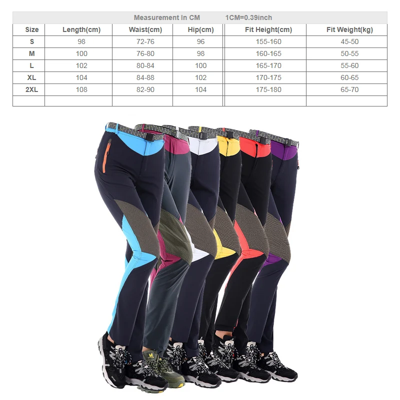 THE ARCTIC LIGHT Outdoor Women Sports Hiking Mountain Climbing Pants Quick Dry Waterproof Windproof Trousers Lady hiking pants