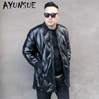 

AYUNSUE 90% White Duck Down Jacket Winter Coat Men Korean Fashion Plus Size Puffer Jacket Men Warm Parka Casaco 8833 YY1332